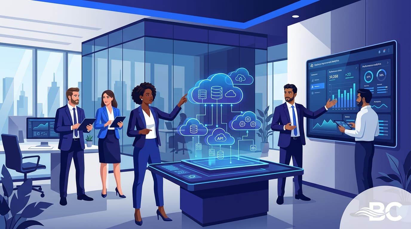 Baywater Consulting team collaborating on cloud architecture